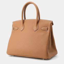 Hermes Birkin Gold Togo Leather Size 30