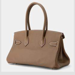 Hermes Birkin Etoupe Evercolor Shoulder Bag 29
