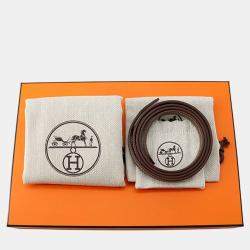 Hermes Halzan Etoupe Taurillon Clemence Size 25