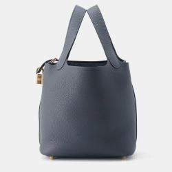 Hermes Picotin Lock Grimist Taurillon Clemence Size 18