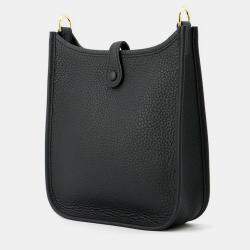 Hermes Evelyne Amazon Long Black/Ebene Taurillon Clemence Size Tpm