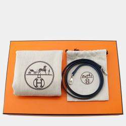 Hermes Bolide 1923 Blue Tie Chevre Myzore Goatskin Size Mini