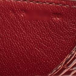 Hermès Bourgogne Alligator Medor Clutch