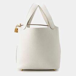 Hermes Picotin Lock Grease Pail Taurillon Clemence PM