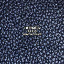 Hermes Picotin Lock Blue Nuit Taurillon Clemence Size Pm