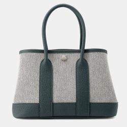 Hermes Neo Garden 23 Vert Mangrove Toile H Viking Negonda Leather Bag