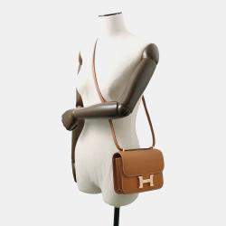 Hermes Constance3 Mini Miroir Gold Epsom Bag
