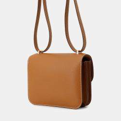 Hermes Constance3 Mini Miroir Gold Epsom Bag