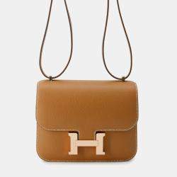 Hermes Constance3 Mini Miroir Gold Epsom Bag