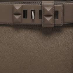 Pre Owned Hermès Beige Marfa Togo Leather Palladium Hardware Top Handle Bag