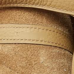 Pre Owned Hermès Biscuit Taurillon Clemence Leather Picotin Lock 18 Bag