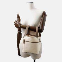 Pre Owned Hermes Picotin Lock Cargo 18 Ecru/Etoupe Towar Goeran Swift Leather Bucket Bag