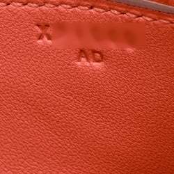 Pre Owned Hermès Rose Jaipur Epsom Leather Gold Finish Constance 18 Mini Bag