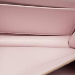 Pre Owned Hermès Mauve Pale Chevre Leather Palladium Finish Constance 18 Mini Bag