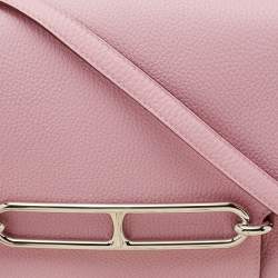 Pre Owned Hermès Mauve Sylvestre Clemence Leather Roulis 23 Bag