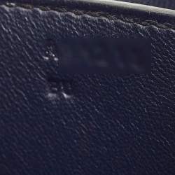 مملوكة مسبقًا Hermès Bleu Indigo Epsom Leather Rose Gold Finish Constance III 24 Bag