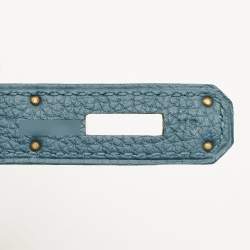 Pre Owned Hermès Colvert Togo Leather Gold Finish Kelly Retourne 35 Bag