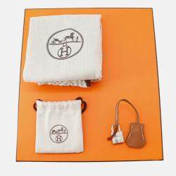 Pre Owned Hermes Birkin 25 Gold Togo Leather Tote Bag