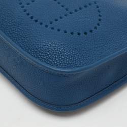 Pre Owned Hermes Deep Blue Taurillon Clemence Leather Evelyne Amazone TPM Bag