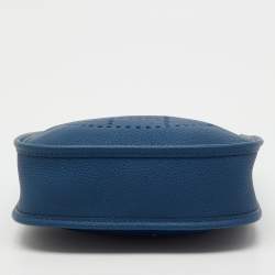 Pre Owned Hermes Deep Blue Taurillon Clemence Leather Evelyne Amazone TPM Bag