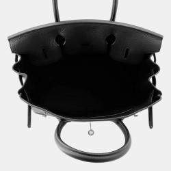 Pre Owned Hermes Birkin 30 Black Togo Leather Tote Bag