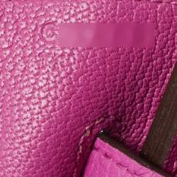 Pre Owned Hermès Magnolia Togo Leather Palladium Finish Birkin 30 Bag
