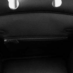 Pre Owned Hermes Birkin 30 Black Togo Leather Handbag