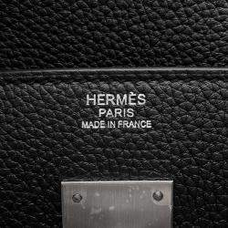Pre Owned Hermes Birkin 30 Black Togo Leather Handbag