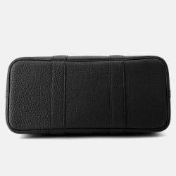 Pre Owned Hermes Garden Party TPM Black Negonda Leather Tote Bag