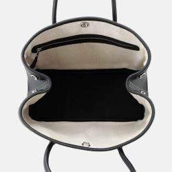 Pre Owned Hermes Garden Party TPM Black Negonda Leather Tote Bag