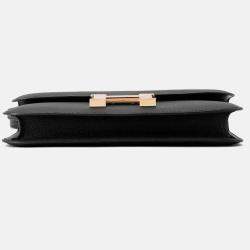 Pre Owned Hermes Constance Elan Black Epsom Bag