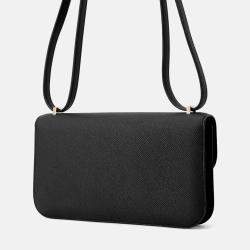 Pre Owned Hermes Constance Elan Black Epsom Bag