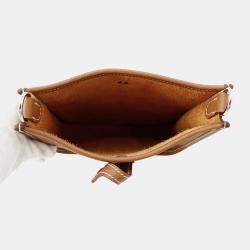 Pre Owned Hermes Evelyne TPM Long Gold Taurillon Clemence Shoulder Bag