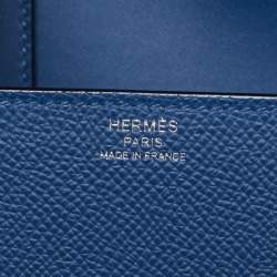 مملوكة مسبقًا Hermès Bleu France Epsom Leather Della Cavalleria Mini Bag