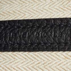 Pre Owned Hermes Black Negonda Leather Garden Party 30 Bag
