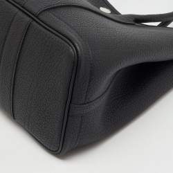 Pre Owned Hermes Black Negonda Leather Garden Party 30 Bag