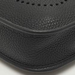 Pre Owned حقيبة هيرمس إيفلين TPM جلد تشوكيليت كليمنس