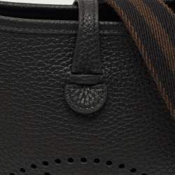 Pre Owned حقيبة هيرمس إيفلين TPM جلد تشوكيليت كليمنس