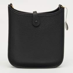 Pre Owned حقيبة هيرمس إيفلين TPM جلد تشوكيليت كليمنس