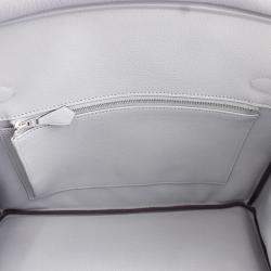 Pre Owned Hermes Birkin Size 30 Green Pantan Togo Leather Bag 