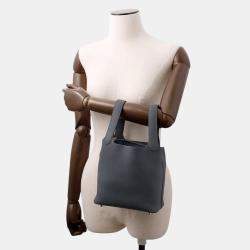 Pre Owned Hermes Picotin Lock 18 Grimist Taurillon Clemence Bag 