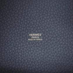 Pre Owned Hermes Picotin Lock 18 Grimist Taurillon Clemence Bag 