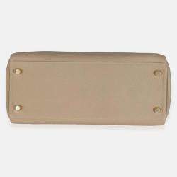 Pre Owned Hermes  Kelly 28  Trench Clemence Retourne Bag