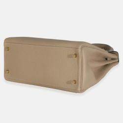 Pre Owned Hermes  Kelly 28  Trench Clemence Retourne Bag