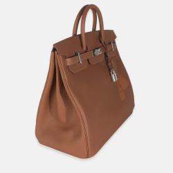 Pre Owned Hermes Birkin 40 Gold Togo Coup De Soleil HAC  Bag 