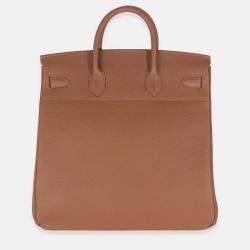Pre Owned Hermes Birkin 40 Gold Togo Coup De Soleil HAC  Bag 
