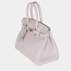 Pre Owned Hermes  Birkin 30 Mauve Pale Togo Bag 
