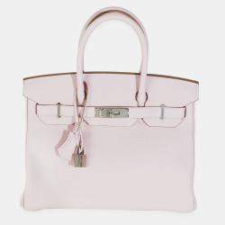 Pre Owned Hermes  Birkin 30 Mauve Pale Togo Bag 