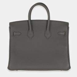 Pre Owned Hermes  Birkin 25  Etain Togo Bag 