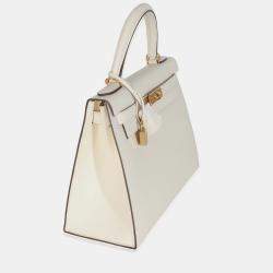 Pre Owned Hermes  Sellier Kelly 28  Nata Epsom Bag